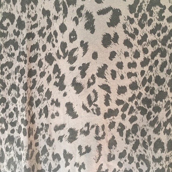 CURRENT/ELLIOTT NWT Grey Leopard Freshman Tee Sz S - Picture 4 of 6
